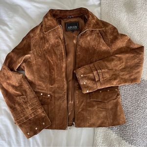 Real leather vintage jacket